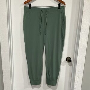 Eddie Bauer Women's Large, Departure Stretch Mid Rise Joggers, Alpine Green
